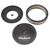 Edelbrock Air Cleaner Pro-Flo Series Round Steel Top Paper Element 10In Dia X 3 5In Black thumbnail 5