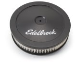 Edelbrock Air Cleaner Pro-Flo Series Round Steel Top Paper Element 10In Dia X 3 5In Black thumbnail 7