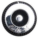 Edelbrock Air Filter Pro-Flo Series Conical 10In Tall Black/Chrome thumbnail 4