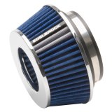 Edelbrock Air Filter Pro-Flo Series Conical 3 7In Tall Blue/Chrome thumbnail 3