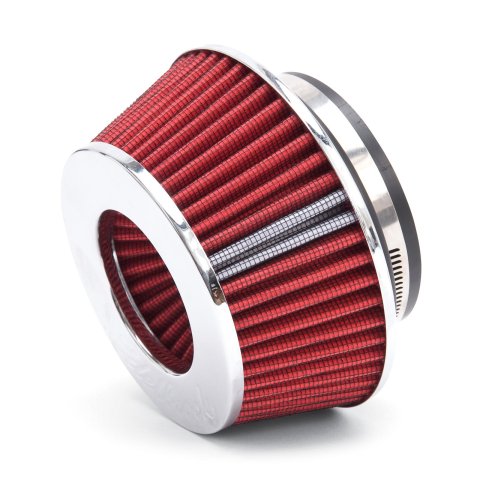 Edelbrock Air Filter Pro-Flo Series Conical 3 7In Tall Red/Chrome