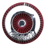 Edelbrock Air Filter Pro-Flo Series Conical 3 7In Tall Red/Chrome thumbnail 4