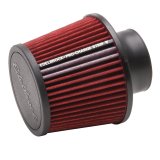 Edelbrock Air Filter Pro-Flo Series Conical 6 5In Tall Red/Black thumbnail 3