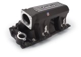Edelbrock Manifold EFI Pro-Flo XT BB Chevy Rect Port Heads Black Powder Coated thumbnail 1