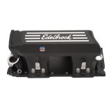 Edelbrock Manifold EFI Pro-Flo XT BB Chevy Rect Port Heads Black Powder Coated thumbnail 3