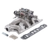 Edelbrock Manifold And Carb Kit Performer RPM Air-Gap Small Block Ford 351W Natural Finish thumbnail 3