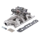 Edelbrock Manifold And Carb Kit Performer RPM Air-Gap Small Block Ford 351W Natural Finish thumbnail 4