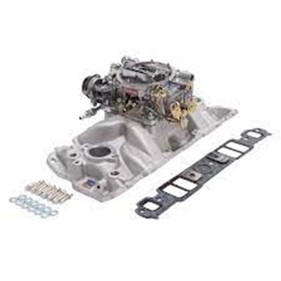 Edelbrock Manifold And Carb Kit Performer RPM Air-Gap Big Block Chevrolet Rectangle Port