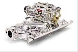 Edelbrock Manifold And Carb Kit Performer RPM Air-Gap Small Block Chrysler Natural Finish thumbnail 3