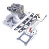 Edelbrock Manifold And Carb Kit Performer RPM Air-Gap Small Block Chrysler Natural Finish thumbnail 7