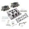 Edelbrock Manifold and Carb Kit Dual Quad RPM Air Gap 390-428 FE Ford thumbnail 8