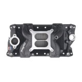 Edelbrock Intake Manifold RPM Air-Gap Small-Block Chevy 262-400 Black thumbnail 3