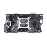 Edelbrock Intake Manifold RPM Air-Gap Small-Block Chevy 262-400 Black thumbnail 4