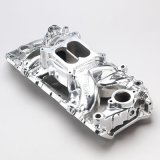 Edelbrock Polished B/B Chevy O-Port RPM Air-Gap Manifold thumbnail 3