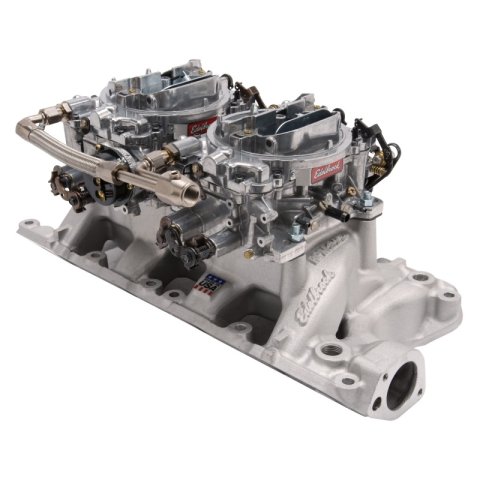 Edelbrock Dual Quad Kit RPM Air-Gap 289-302 Ford thumbnail 2