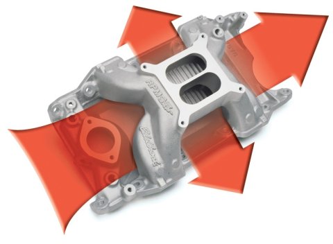 Edelbrock 340-360 Chry RPM Air-Gap Manifold thumbnail 9
