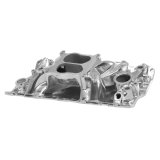 Edelbrock SBC Perf Air Gap Manifold Polished thumbnail 1