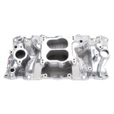 Edelbrock SBC Perf Air Gap Manifold Polished thumbnail 4