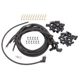Edelbrock Spark Plug Wire Set Universal 90 Deg Boots 500 Ohm Resistance 8 65mm Black Wire (Set of 9) thumbnail 3