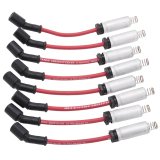 Edelbrock Spark Plug Wire Set Ls Kit w/ Metal Sleeves 99-15 50 Ohm Resistance Red Wire (Set of 8) thumbnail 3