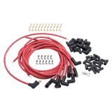 Edelbrock Spark Plug Wire Set Universal 90 Deg Boots 50 Ohm Resistance 8 65mm Red Wire (Set of 9) thumbnail 5