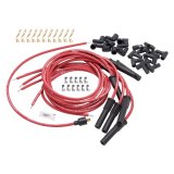 Edelbrock Spark Plug Wire Set Universal Flex Boots 50 Ohm Resistance 8 65mm Red Wire (Set of 9) thumbnail 4