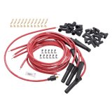 Edelbrock Spark Plug Wire Set Universal Flex Boots 50 Ohm Resistance 8 65mm Red Wire (Set of 9) thumbnail 6