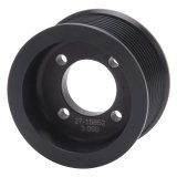 Edelbrock Pulley Supercharger Enforcer 10 Rib 3In Black thumbnail 2