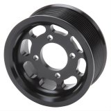Edelbrock Pulley Enforcer 10 Rib 3 875In Black thumbnail 1