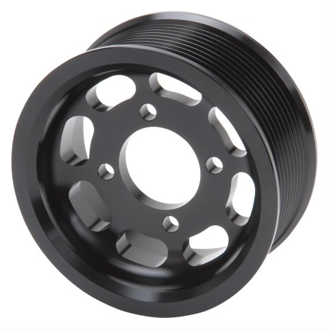 Edelbrock Pulley Enforcer 10 Rib 3 875In Black