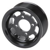Edelbrock Pulley Enforcer 10 Rib 3 875In Black thumbnail 2
