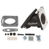 Edelbrock EFI Throttle Body Adaptor (Elbow) Ford Mustang 94-95 w/ Black Mini Texture Powder Coat thumbnail 2