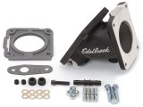 Edelbrock EFI Throttle Body Adaptor (Elbow) Ford Mustang 94-95 w/ Black Mini Texture Powder Coat thumbnail 3