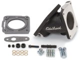 Edelbrock EFI Throttle Body Adaptor (Elbow) Ford Mustang 94-95 w/ Black Mini Texture Powder Coat thumbnail 4