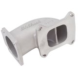 Edelbrock Low Profile Intake Elbow 90mm Throttle Body to Square-Bore Flange As-Cast Finish thumbnail 5