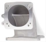 Edelbrock High Flow Intake Elbow 95mm Throttle Body to Square-Bore Flange As-Cast Finish thumbnail 2