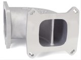 Edelbrock High Flow Intake Elbow 95mm Throttle Body to Square-Bore Flange As-Cast Finish thumbnail 4