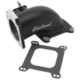 Edelbrock Low Profile Intake Elbow 90mm Throttle Body to Square-Bore Flange Black Finish thumbnail 6