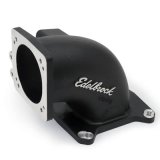 Edelbrock High Flow Intake Elbow 95mm Throttle Body to Square-Bore Flange Black Finish thumbnail 2