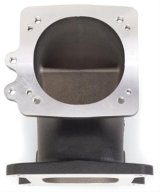 Edelbrock High Flow Intake Elbow 95mm Throttle Body to Square-Bore Flange Black Finish thumbnail 4