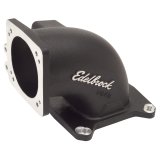 Edelbrock High Flow Intake Elbow 95mm Throttle Body to Square-Bore Flange Black Finish thumbnail 5