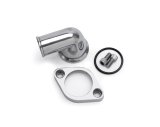 Edelbrock Waterneck SBC/BBC 90-Degree Two-Piece Cast Swivel Polished thumbnail 1