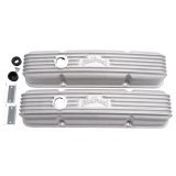Edelbrock Valve Cover Classic Series Chevrolet 1959-1986 262-400 CI V8 w/ Breather Holes Satin thumbnail 2