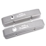 Edelbrock Valve Cover Classic Series Chevrolet 1959-1986 262-400 CI V8 w/ Breather Holes Satin thumbnail 4