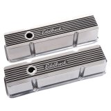 Edelbrock Valve Cover Elite II Series Chevrolet 1959-1986 262-400 CI V8 Tall Polished thumbnail 4