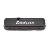 Edelbrock Valve Cover Signature Series Chevrolet 1965 and Later 396-502 V8 Low Black thumbnail 1