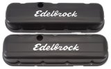 Edelbrock Valve Cover Signature Series Chevrolet 1965 and Later 396-502 V8 Low Black thumbnail 4