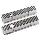 Edelbrock Valve Cover Elite II Series Chevrolet 1959-1986 262-400 CI V8 Low Polished thumbnail 4