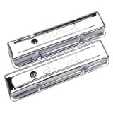 Edelbrock Valve Cover Signature Series Chevrolet 1959-1986 262-400 CI V8 Tall Chrome thumbnail 9