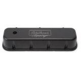 Edelbrock Valve Cover Victor Series Chevrolet 1965 and Later 396-502 V8 Tall Black thumbnail 1